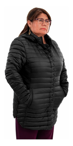 Campera Mujer Especial Pluma Impermeable Importada 3825 Yd