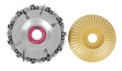 Juego De Esmerilado Dorado Con Disco De Motosierra Para Tall