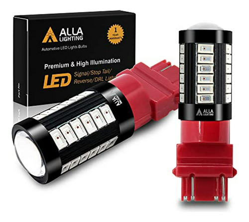 Alla Lighting 2800lm Rojo Led Estroboscópico Parpade