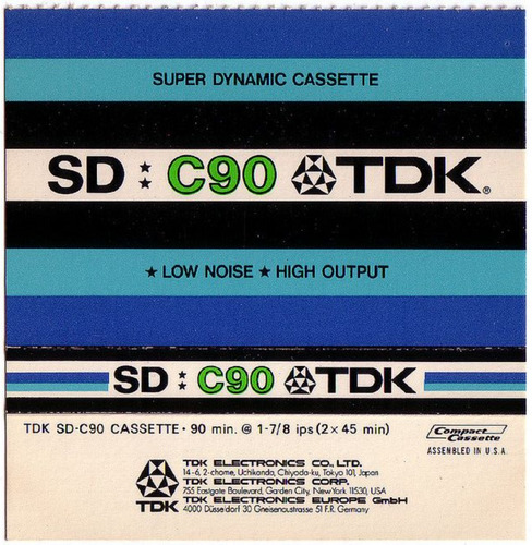 Imagen 6 de 7 de Tdk Sd-c90 Vintage Año 1973 , Sellado De Fabrica! Colección