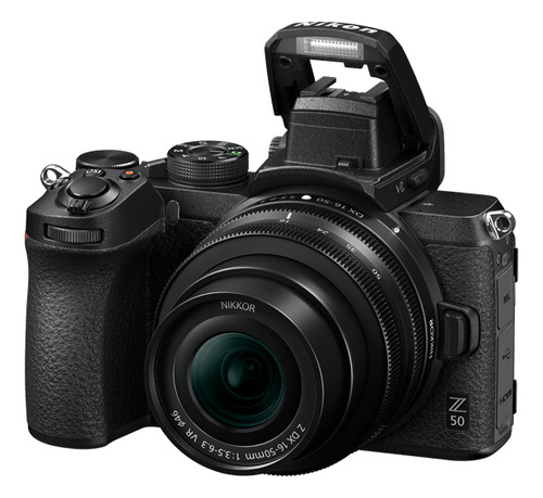 Nikon Kit Z 50 + Lente 16-50mm Vr Sin Espejo Color Negro