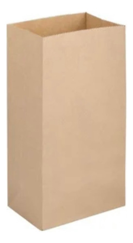 Pack Sacos De Papel Kraft 15x30x10cm Con Fuelle 50unidades