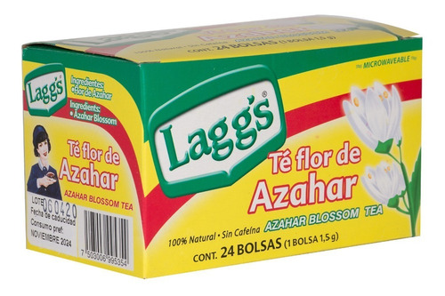 Té De Flor De Azahar Lagg´s 24 Sobres