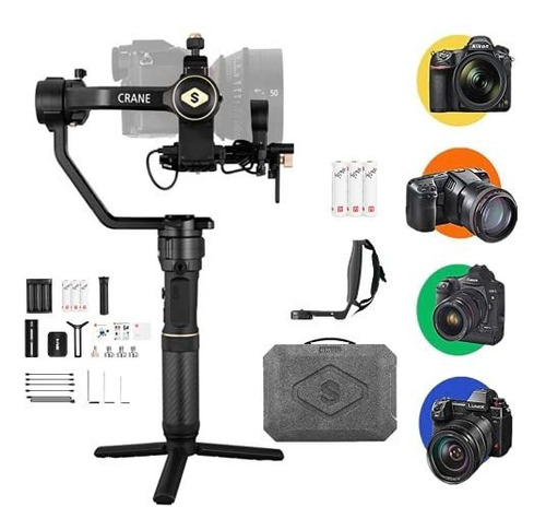 Crane Combo 3 Axis Camara Gimbal Stabilizer For Dslr Sony 2