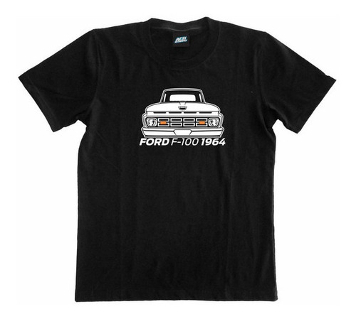 Remera Fierrera Ford 5xl 159 F-100 1964 Front