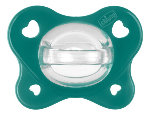 Chupete Physio Dual Soft De Silicona 16-36m Azul Color Azul Y Verde Período De Edad 16-36 Meses