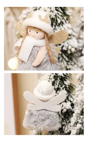 12 Adornos Colgantes De Muñeca De Cuento De Hadas Navideño