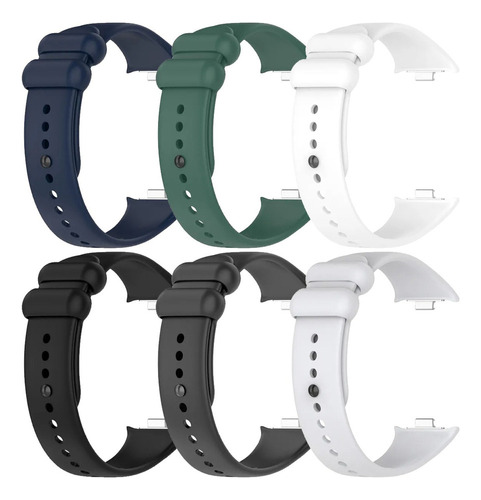 A 6 Correas De Silicona For Xiaomi Mi Band 8 Pro A