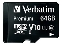 Comprar Memoria Micro Sd Xc 64gb Verbatim C10 Celu Tab 44084 Cta