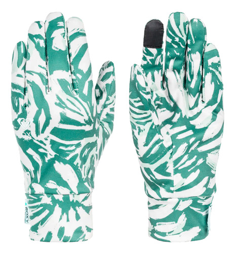 Guantes Liner Roxy Hydrosmart Dryflight Ski Snow Dark Mujer 