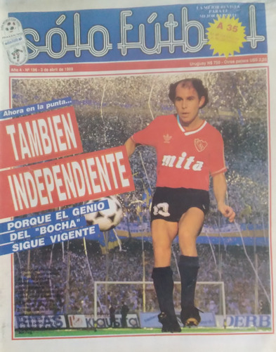 Solo Futbol 196 Boca 1 Independiente 2,poster Chaco For Ever