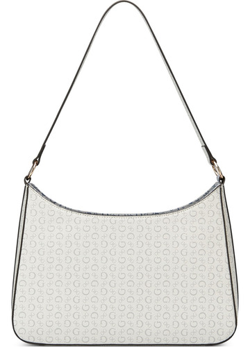 Bolsa Guess Factory Sg960318-bon Acabado de los herrajes Níquel Color Blanco Correa de hombro Blanco Diseño de la tela Lisa