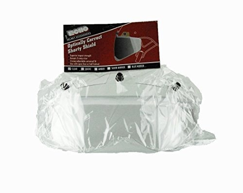 Echo Shorty 3 Snap Shield For Motorcycle Helmet Clear