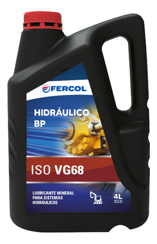 Aceite Hidraulico Fercol Bp 68 X 4 Lt Zona Norte