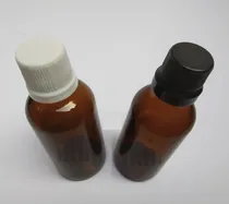Comprar 100 Frascos Ámbar Vidrio 20 Ó 30 Ml Tapa Seguridad