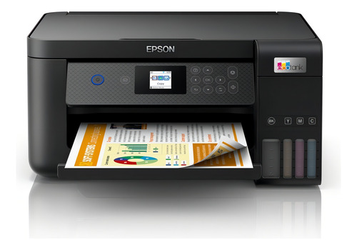 Impresora Multifunción A Color Epson Ecotank L4260 Con Wifi Negro
