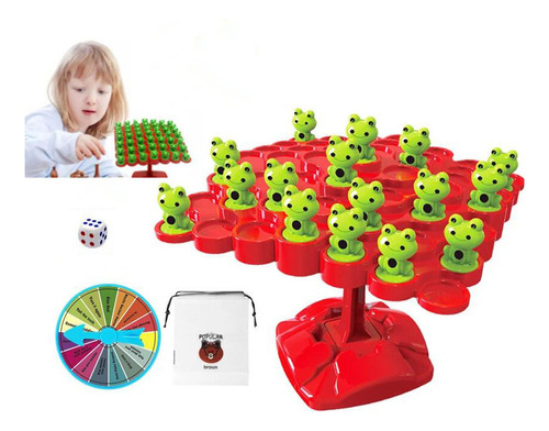 Juego De Juguetes Educativos For Niños Frog Balance Tree