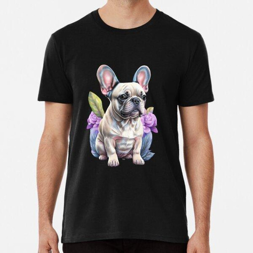 Remera Arte De Bulldog Francés Para Amantes De Los Perros Y 