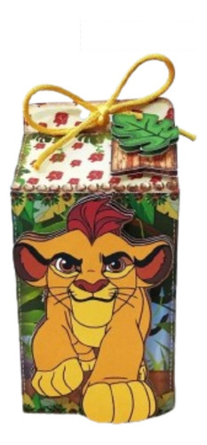 10 Cajitas Milk Box Rey Leon