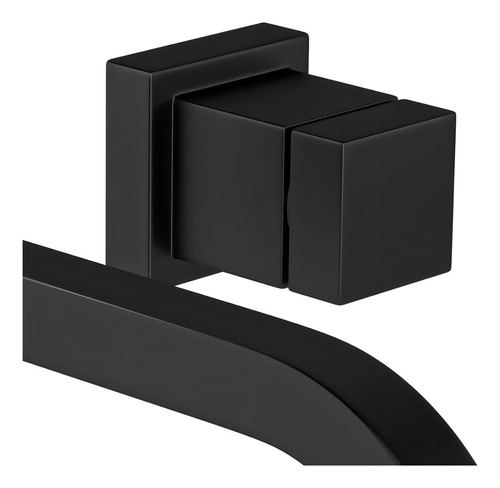 Torneira De Parede Para Lavatório Cubo Preto Fosco Deca Acabamento Mate