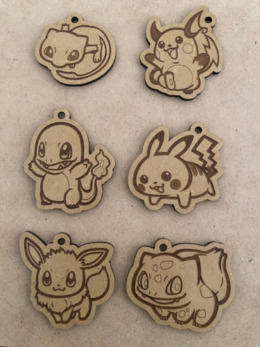 Imagen 7 de 10 de 2 Unidades - Llavero Pokémon