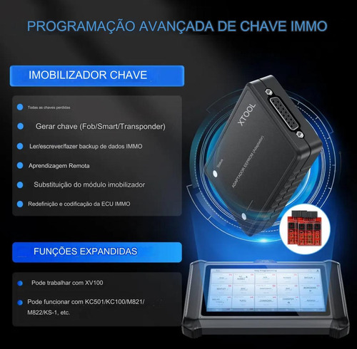 Xtool X100 Pads Can Fd Scanner Automotivo Programação Chave