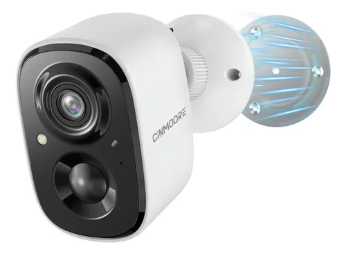 Cámara Vigilancia Wifi 4mp Batería Exterior Sin Cables