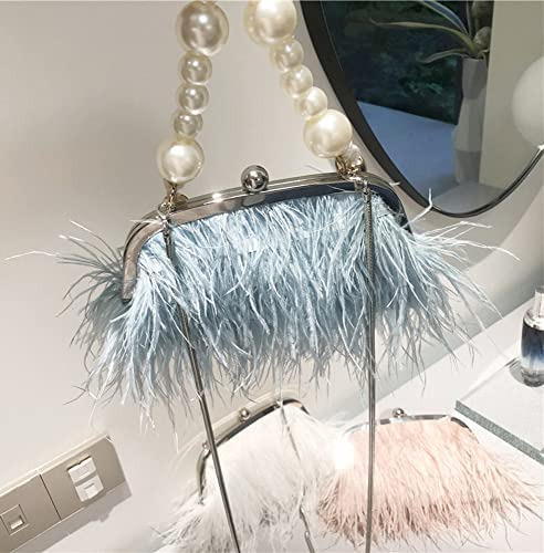 Bolsos De Noche Y Bolsos De Mano De Plumas De Avestruz Espon