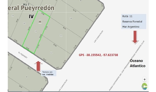 Imagen 4 de 9 de Terreno En Mar Del Plata Frente Al Mar Barrio Playa Los Lobos 450 M2 Dueño Directo Sin Comisión Ni Gastos Escritura Inmediata Calle 3 (el Pejerrey) Y Avda Costanera Buenos Arboles Y Buenas Mejoras