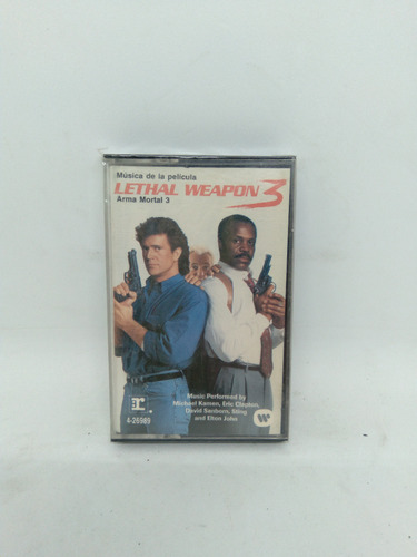 Cassette De Musica De La Pelicula Lethal Weapon 3 (1992)