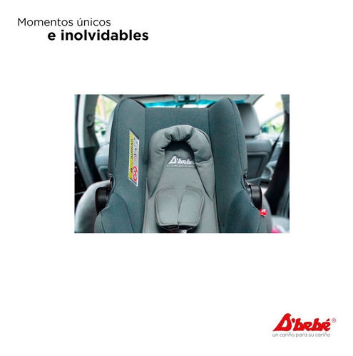 Portabebe Autoasiento D Bebe Mai Travel 3 En 1 Color Gris Gris