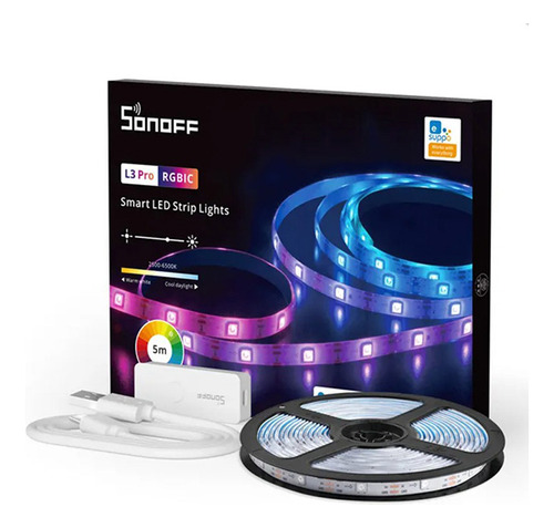 Kit Cinta Led Wifi Rgbw 10w 5m Ip65 -l3 Pro Sonoff