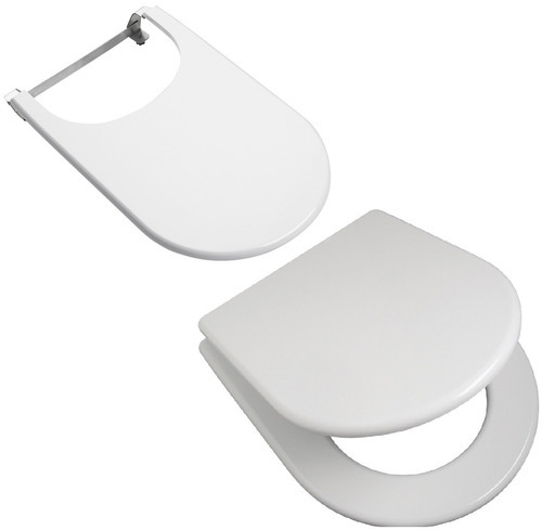 Combo Tapa Asiento De Inodoro Y Bidet Ferrum Murano Color Blanco