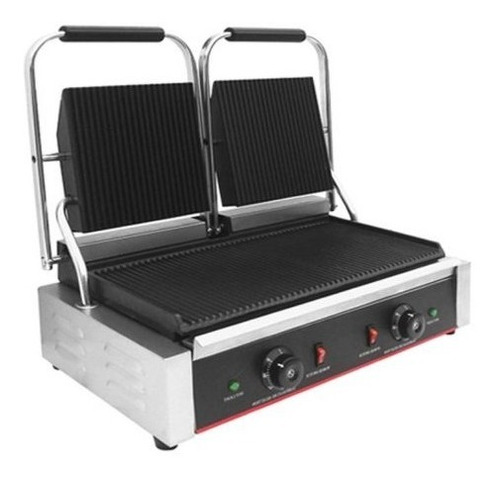 Panini Doble Silcook Tostador Grill Electrico 48x23cm Indust