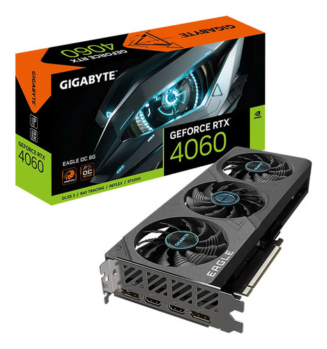 Tarjeta De Video Gigabyte Geforce Rtx 4060 Eagle Oc 8g 3 Fan