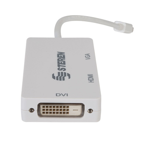 Imagen 5 de 7 de Adaptador Mini Displayport Thunderbolt A Vga Hdmi Dvi Steren