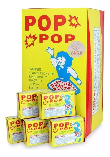 Brujitas Pop Pop 50 Pz Cajitas Juguete Broma Fiesta