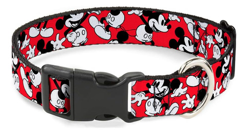 Collar De Clip De Plástico Con Hebilla - Poses De Mickey Mou