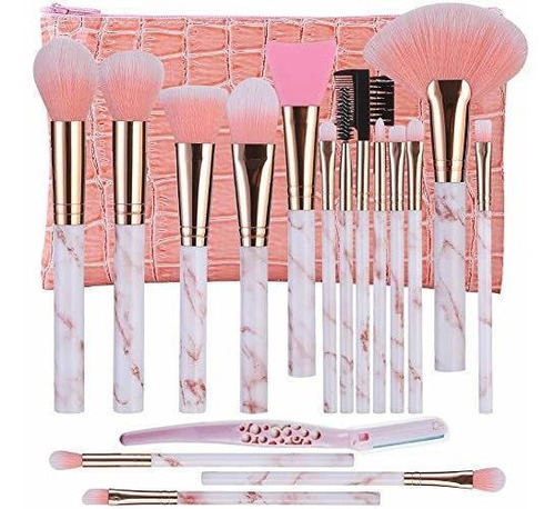 Brochas De Maquillaje - Makeup Brushes Duaiu 16 Pcs Premium 