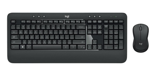 Kit Teclado Y Mouse Logitech Mk540 Grafito Color del mouse Negro Color del teclado Negro