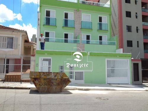 Cobertura Com 2 Dormitórios À Venda, 94 M² Por R$ 330.000,00 - Vila Assunção - Santo André/sp - Co11222