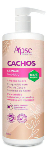  Co Wash Cachos Nutritivo Apse 1000ml No Poo Hidratação