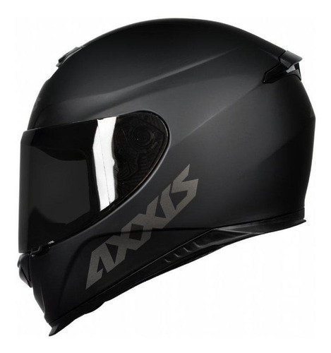 Capacete Axxis Eagle Solid/monocolor Matt Black/grey 60/l