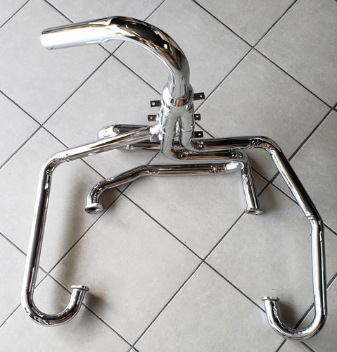 Escape Cromado Offroad Arenero Tubular Buggy Motor Vocho.