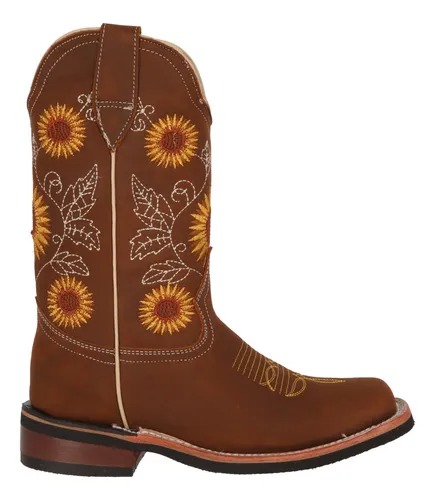 Botas chatas vaqueras para mujer sale