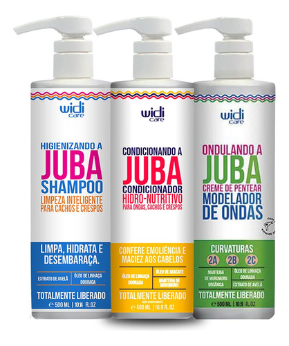 Kit Ondulando A Juba, Shampoo, Condicionador Widi Care