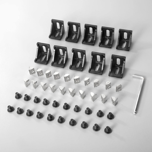 Juego De Conectores De Soporte De Esquina 4040 Para Accesori