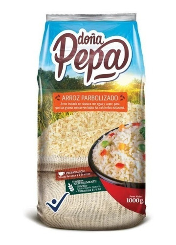 Arroz Doña Pepa Parbolizado 5 Unidades - Kg a $8700