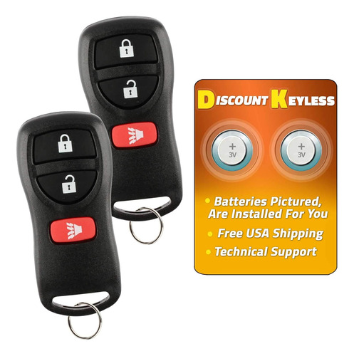 Discount Keyless - Llavero De Control Remoto Para Ingreso Si