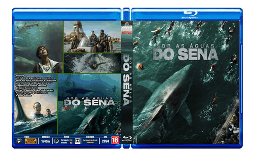 Blu-ray Filme Sob As Águas Do Sena- 2024 - Dublado/legendado